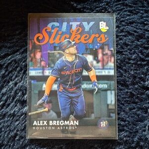 Alex Bregman Houston Astros City Slickers Baseball Card